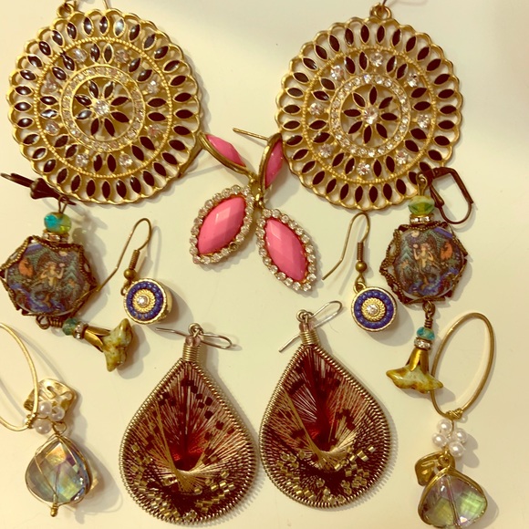 Six Sets of Designer Earrings - Picture 1 of 1
